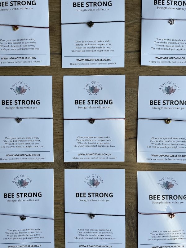 Bee Strong Wish Bracelet - Image 3